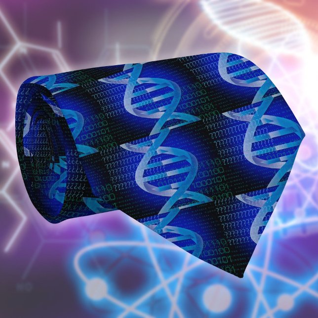 Gravata DNA ID Medical Science Blue (DNA ID Medical Science Blue Tie)