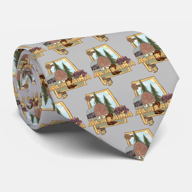 Gravata do Alabama  (Rolled)