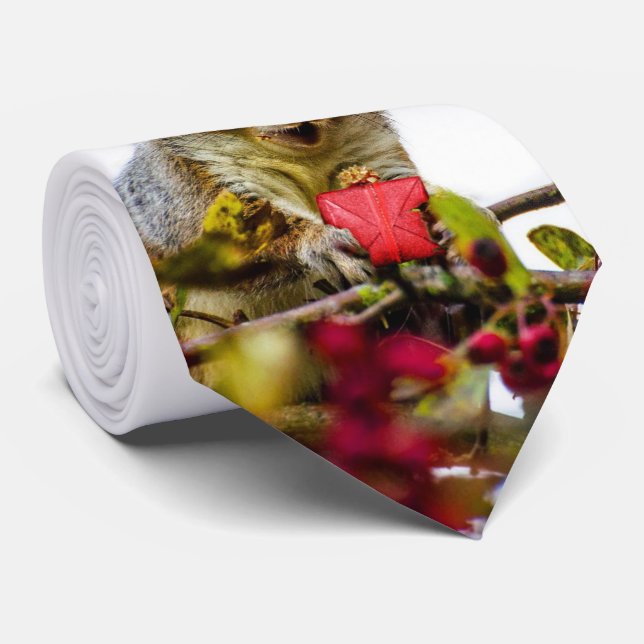 Gravata do esquilo do Natal (Rolled)