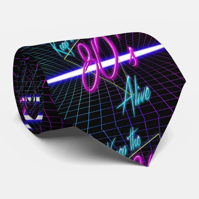 gravata do partido do anos 80 (Rolled)