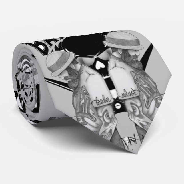 gravata do pescoço de barbeiro (Rolled)