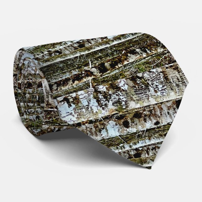 Gravata do pescoço / padrão horizontal da árvore (Rolled)