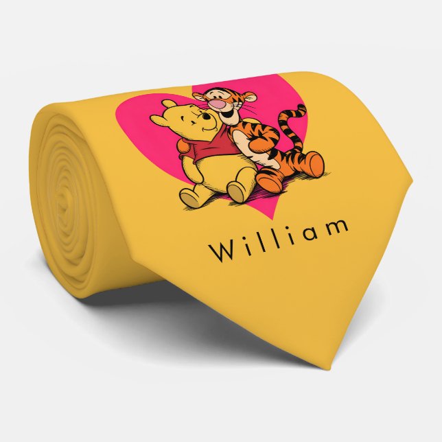 Gravata Doce Winnie the Pooh & Tigger (Rolled)