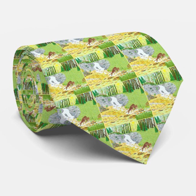 Gravata Doe e Fawn (Rolled)