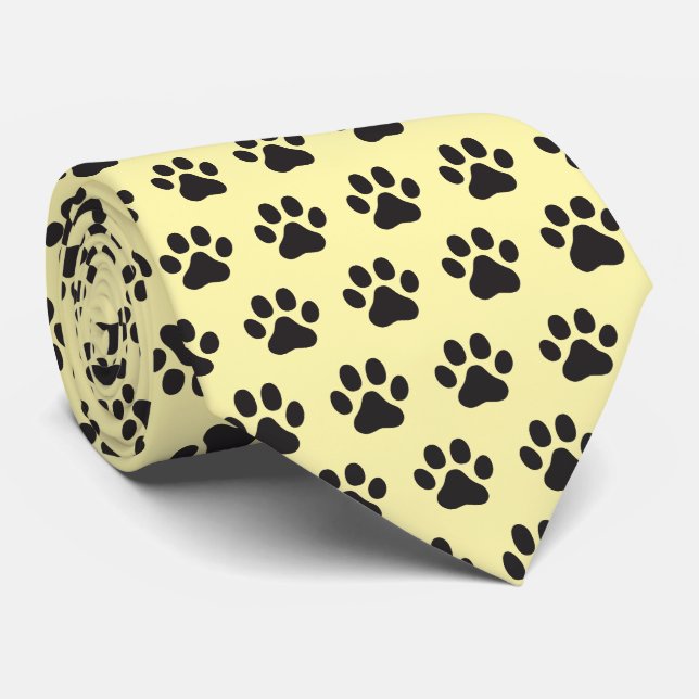 Gravata Dog paw necktie (Rolled)