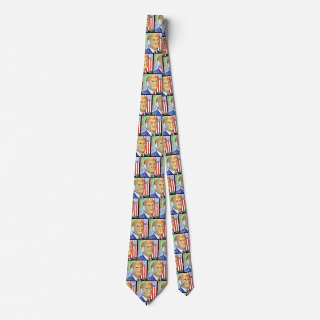 Gravata Donald Trump Van Gogh Neck Tie (Frente)