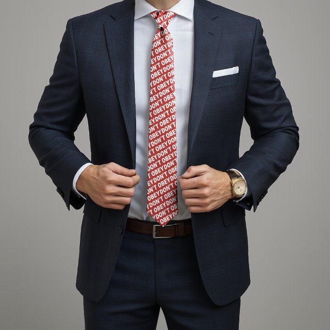 Gravata Don't Obey Portland Frog Protest (Criador carregado)