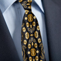Dourado Sofisticado sobre Preto