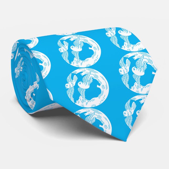 Gravata Dovas e árvore antiga (Rolled)