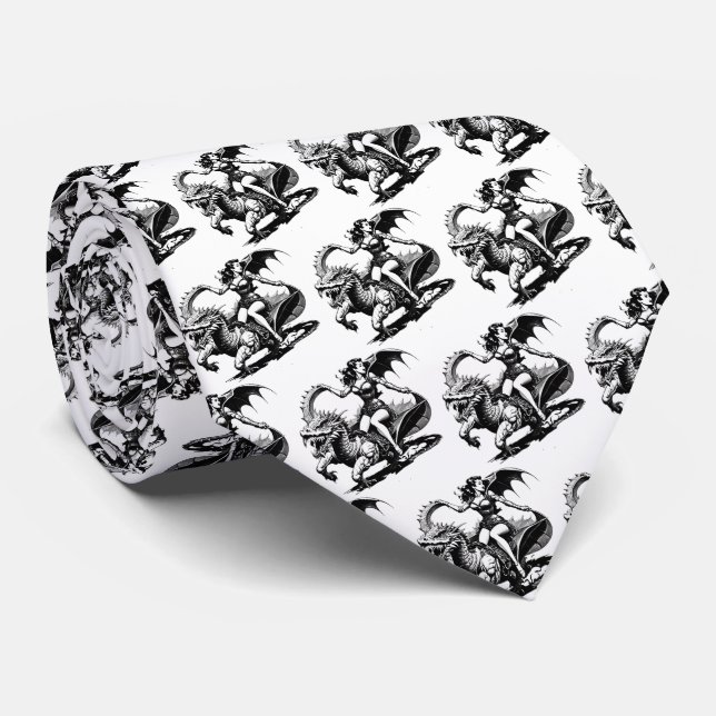 Gravata Dragão Anel de Rapariga Vintage (Rolled)