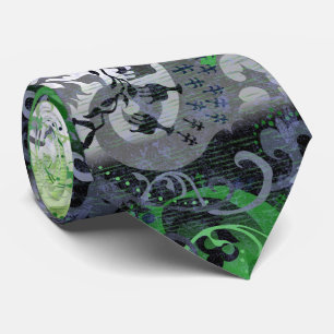 Gravata Dragão Aromântico Damask - Cores de Bandeira do 