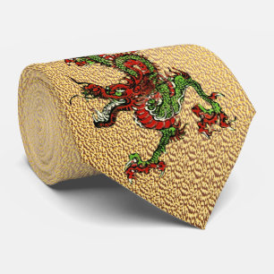 Gravata Dragão Chinês