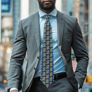 Gravata Dragão Chinês Verde Koi