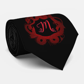 Gravata Dragão Vermelho Personalizado