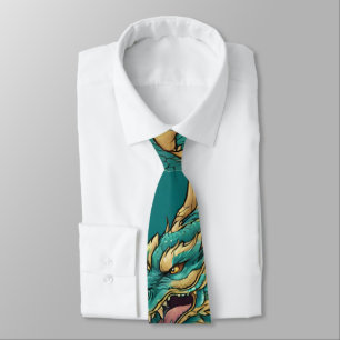 Gravata Dragon Necktie