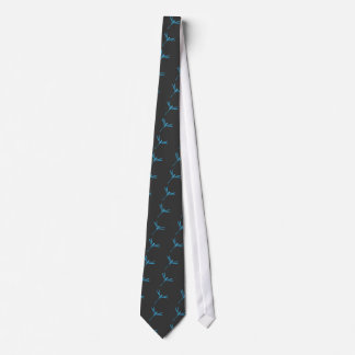 Gravata Dragonfly Azul Claro E Suave