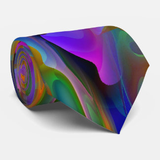Gravata Dreamscape moderna abstrato