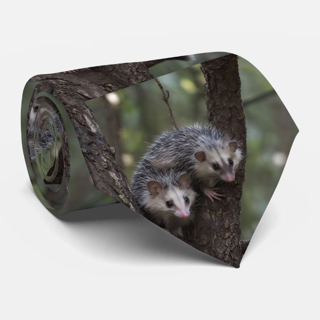 Gravata Duplo problema na cobertura: Twin Possum (Rolled)