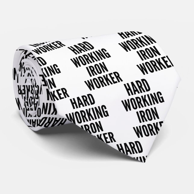 Gravata Duro A Trabalhar Coletor De Pescoço De Ferro (Rolled)