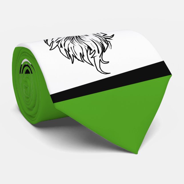 Gravata Eagles Sports Green Necktie (Rolled)