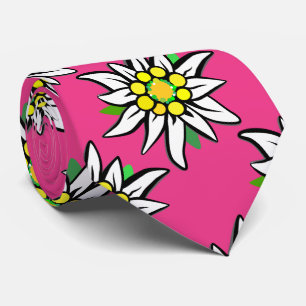 Gravata Edelweiss em rosa