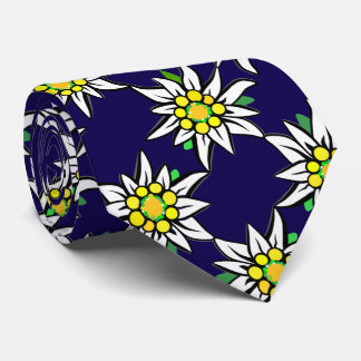 Gravata Edelweiß on dark blue, for Bavaria fans