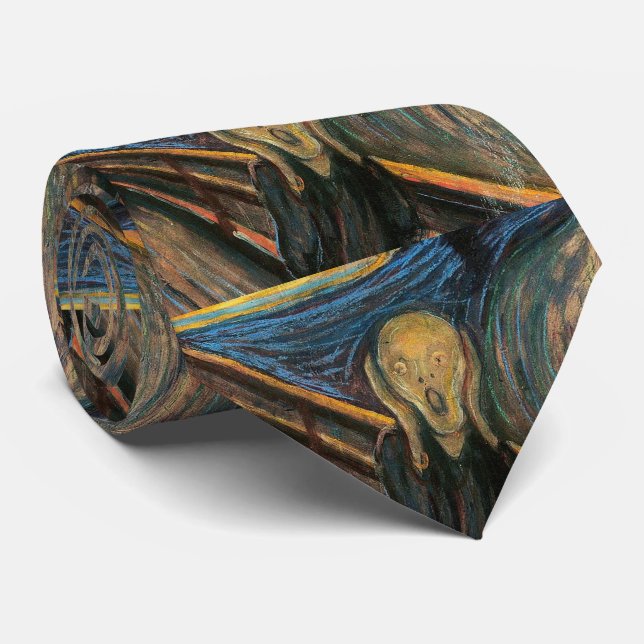 Gravata Edvard Munch, O Gritar (Rolled)