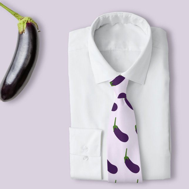 Gravata EggPlant (Eggplant Neck Tie)