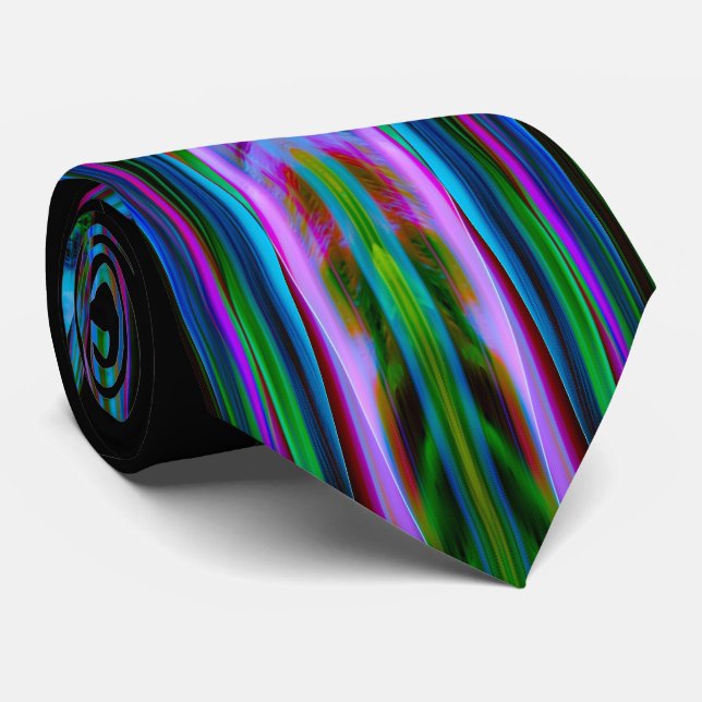 Gravata Electric Spectrum Art Tie (Rolled)