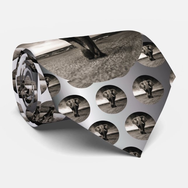 Gravata Elefante na Corrida (Rolled)