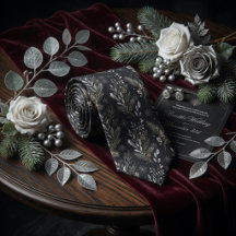 Elegância do Pinheiro Geada da Meia-Noite