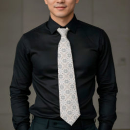 Gravata Elegant Aesthetics Spanish Geometric Pattern Tie