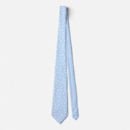 Gravata Elegant Blue White Dots Pattern Groom Gift  