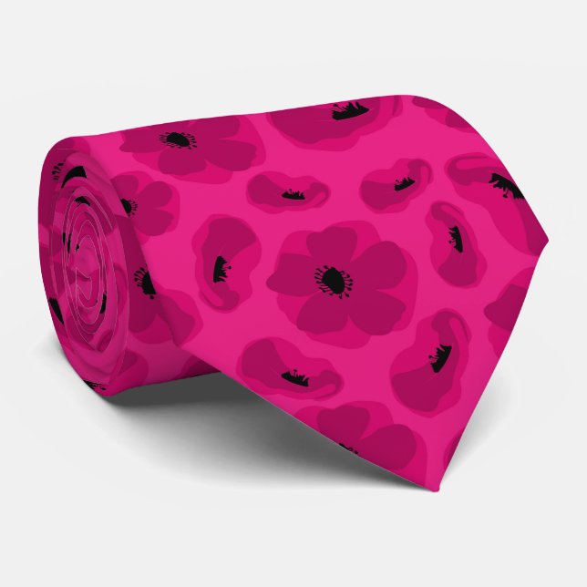 Gravata Elegant Customizable poppu flower (Rolled)