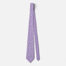 Elegant Purple White Polka Dots Groom Gift  