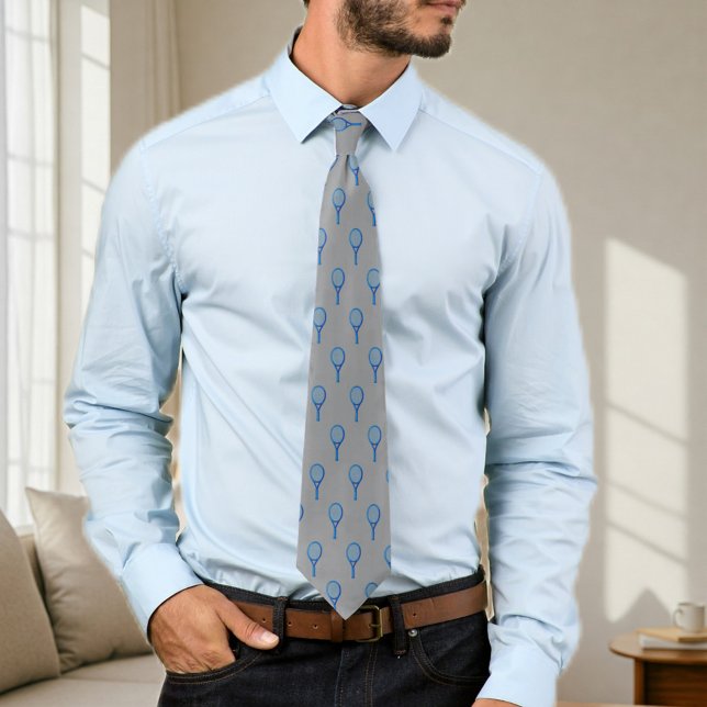 Gravata Elegant tennis-themed tie (Criador carregado)