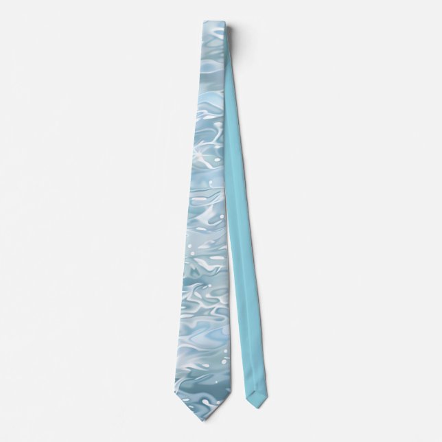 Gravata Elegant Water-Effect Necktie / Krawatte (Frente)