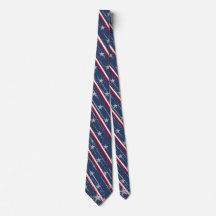 Elegante Azul Marinho Estrelas Patrióticas de 4 de