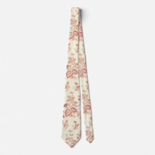 Gravata Elegante, Cordas Vermelhas de Corações   Monogra