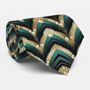 Gravata Elegante de deco de arte