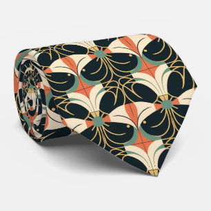 Gravata Elegante de deco de arte