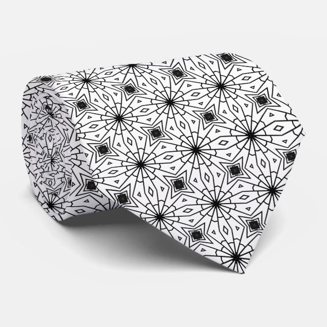 Gravata Elegante Monocromática (Rolled)