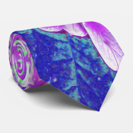 Gravata Elegante Roxo e Blue Limelight Hydrangea