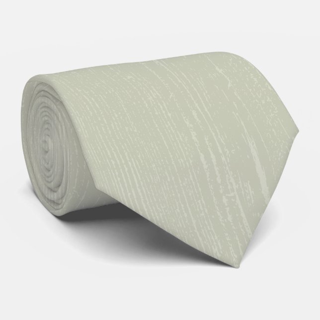 Gravata Elegante Sage Green Wood Grain (Rolled)