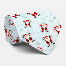 Gravata Elementos de Natal Papai Noel