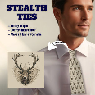 Gravata Elk Deer Antler Hunter Stealth Neck