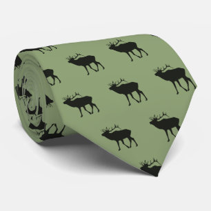 Gravata Elk em Verde