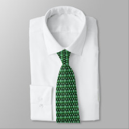 Gravata Emerald Green Drop Pattern Clássico Tie de Natal
