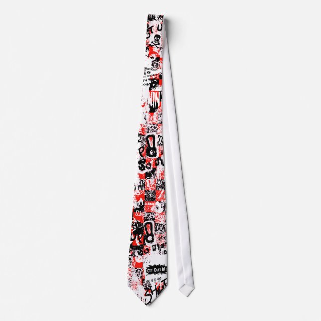 Gravata Emo Punk Grunge Neck Tie (Frente)