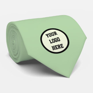 Gravata Empresa de Logotipo Personalizado Verde Limão Negó